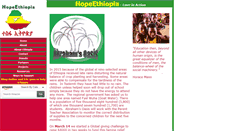 Desktop Screenshot of hopeethiopia.org