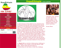 Tablet Screenshot of hopeethiopia.org